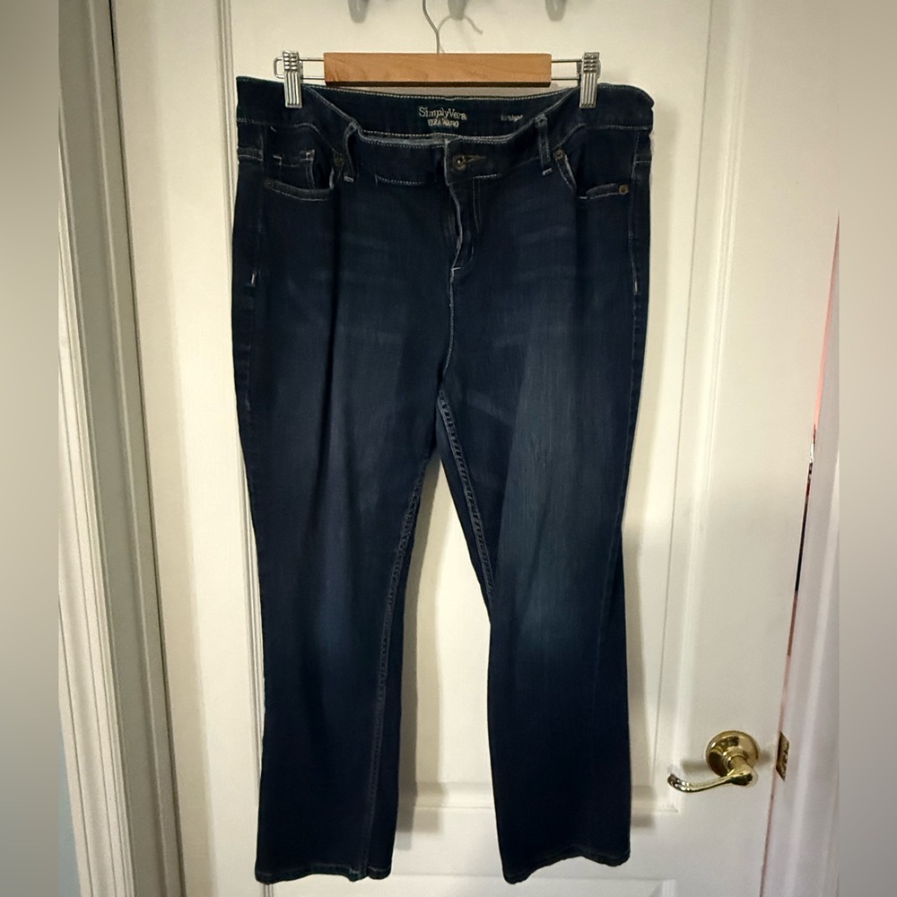 Simply Vera cropped jeans size 16